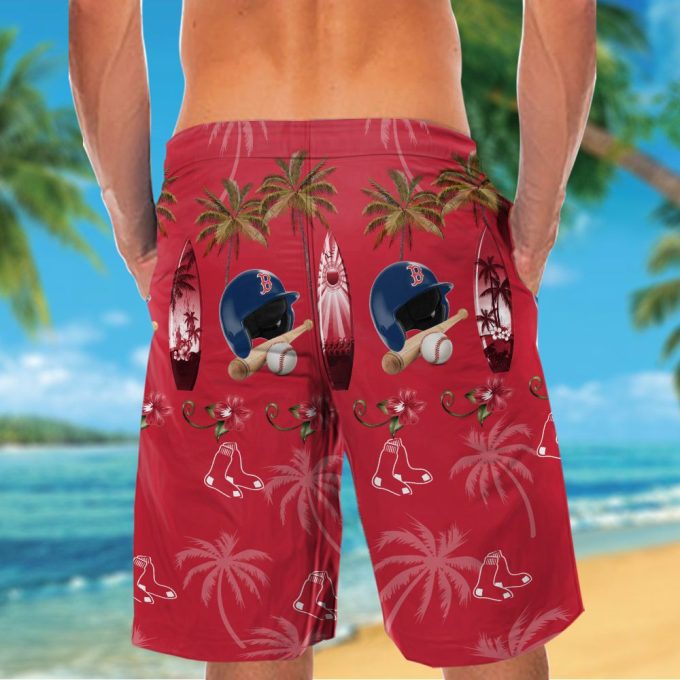 Boston Red Sox #8 Hawaiian Shirt – Official MLB Merchandise