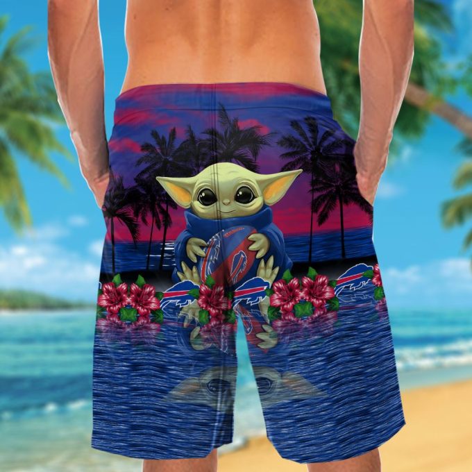 Buffalo Bills & Baby Yoda Hawaiian Shirt