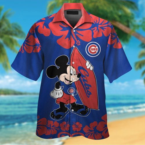 Chicago Cubs and Mickey Mouse Hawaiian Shirt – Fun and Stylish MLB Disney Collaboration
