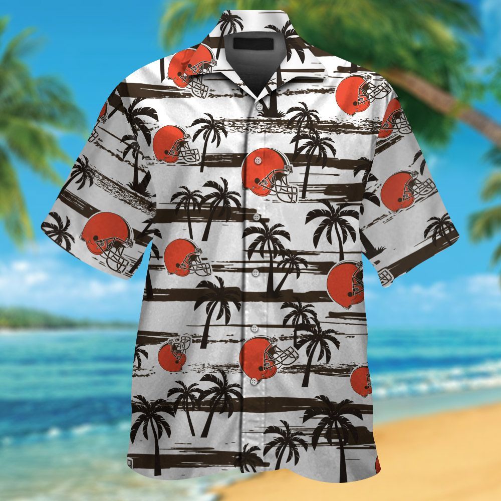 Cleveland Browns Hawaiian Shirt Gift for Men Women #12 Cleveland Browns Hawaiian Shirt Gift for Men Women #12