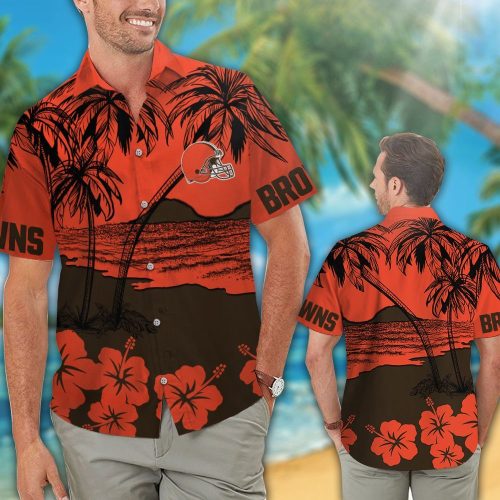 Cleveland Browns Hawaiian Shirt Gift for Men Women #18