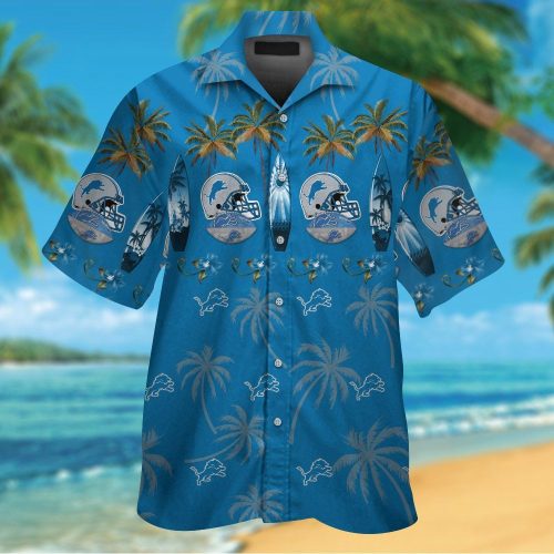 Detroit Lions Hawaiian Shirt Gift for Men Women #23