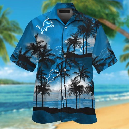 Detroit Lions Hawaiian Shirt Gift for Men Women #19