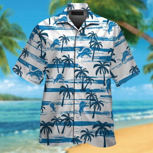 Detroit Lions Hawaiian Shirt Gift for Men Women #11