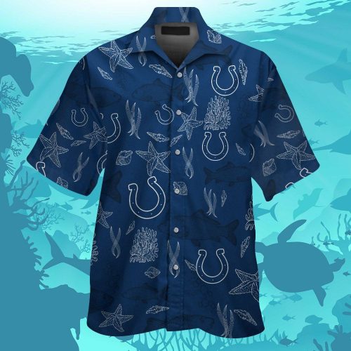Indianapolis Colts Hawaiian Shirt Gift for Men Women #11