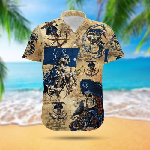 Indianapolis Colts Pirates Retro Hawaiian Shirt