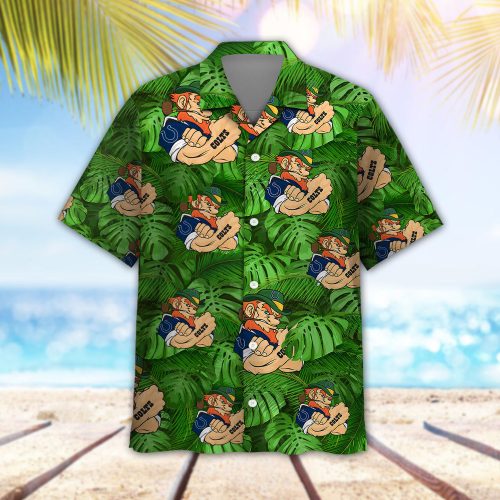 Indianapolis Colts Leprechaun St. Patrick’s Day Hawaiian Shirt