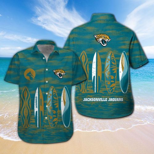 Jacksonville Jaguars Hawaiian Shirt Gift for Men Women #19