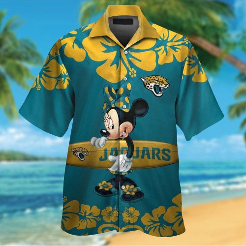 Jacksonville Jaguars & Minnie Mouse Hawaiian Shirt