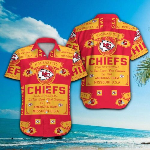 Kansas City Chiefs Hawaiian Shirt Gift for Men Women #18