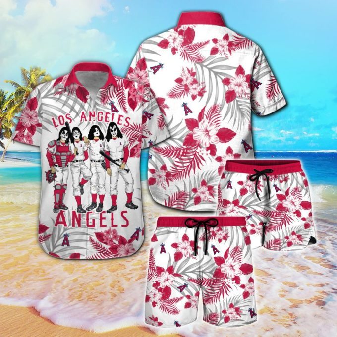 Los Angeles Angels & Kiss Hawaiian Shirt – Official MLB Merchandise