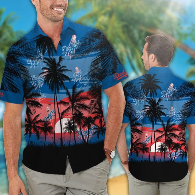 Los Angeles Dodgers Hawaiian Shirt #3 – Official MLB Merchandise