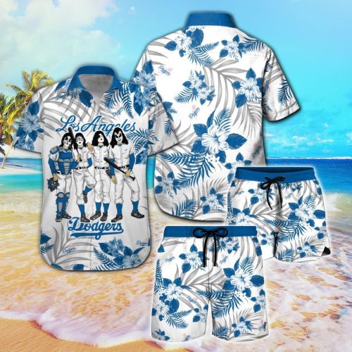 Los Angeles Dodgers & Kiss Hawaiian Shirt: Show Your Team Spirit in Style!