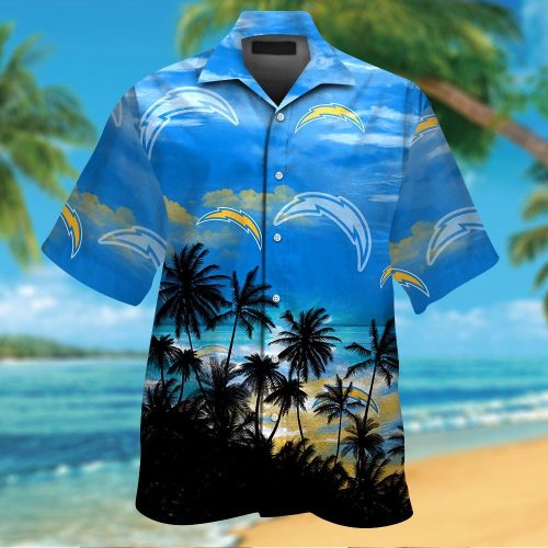 Los Angeles Chargers Hawaiian Shirt Gift for Men Women #16