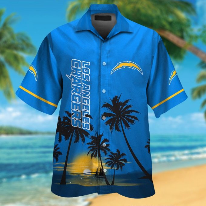 Los Angeles Chargers Hawaiian Shirt Gift for Men Women #29