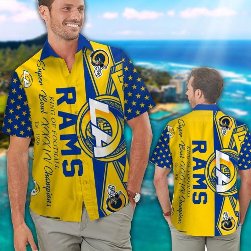 Los Angeles Rams Hawaiian Shirt Gift for Men Women #26