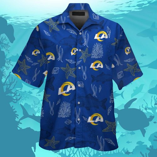 Los Angeles Rams Hawaiian Shirt Gift for Men Women #6