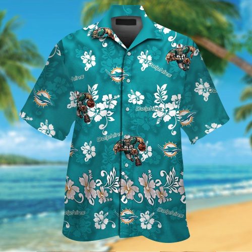 Miami Dolphins Hawaiian Shirt Gift for Men Women #14