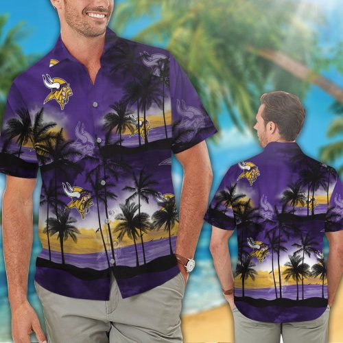 Minnesota Vikings Hawaiian Shirt Gift for Men Women #11