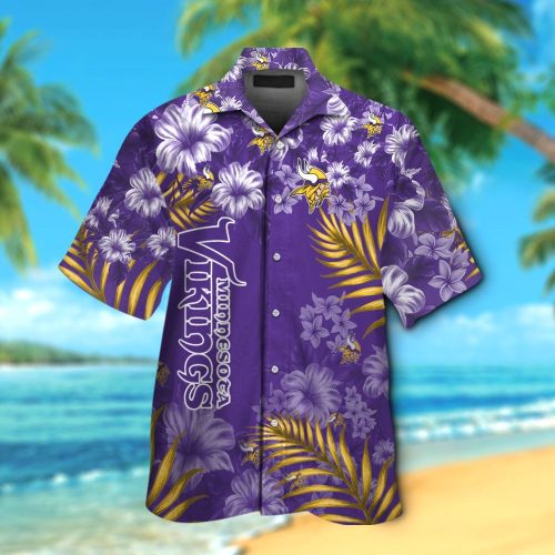 Minnesota Vikings Hawaiian Shirt Gift for Men Women #14
