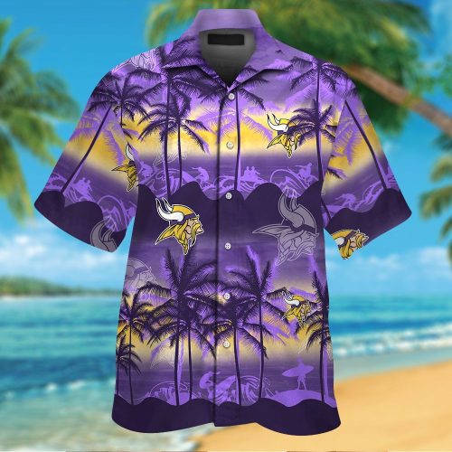 Minnesota Vikings Hawaiian Shirt Gift for Men Women #12