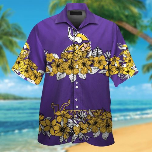 Minnesota Vikings Hawaiian Shirt Gift for Men Women #24