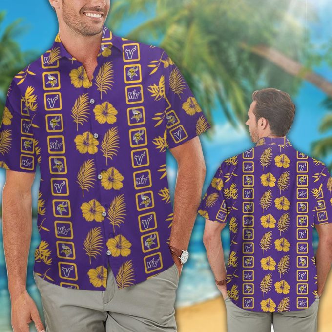 Minnesota Vikings Hawaiian Shirt Gift for Men Women #6