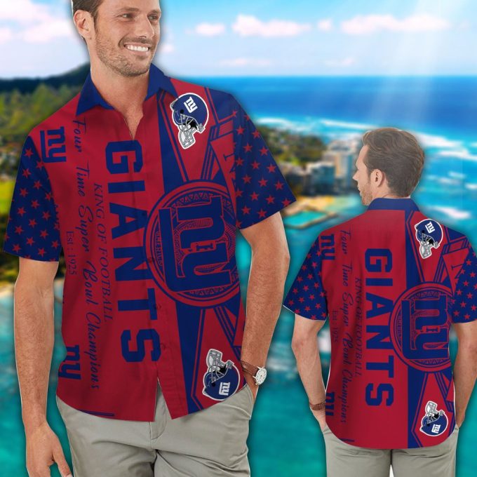 New York Giants Hawaiian Shirt Gift for Men Women #16