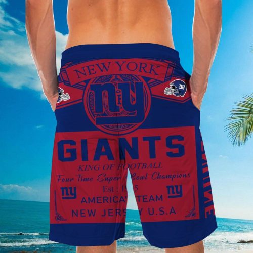 New York Giants Hawaiian Shirt