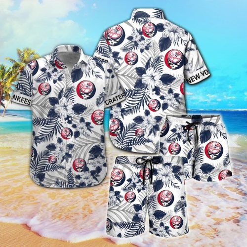 New York Yankees & Grateful Dead Hawaiian Shirt – Limited Edition