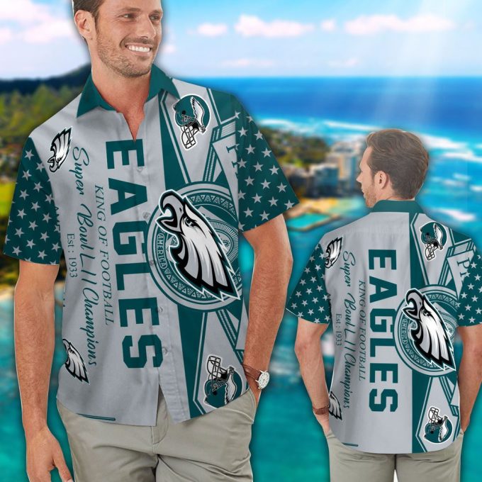 Philadelphia Eagles Hawaiian Shirt Gift for Men Women #2