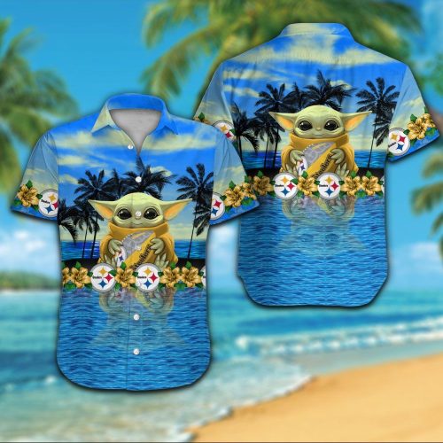 Pittsburgh Steelers Hawaiian Shirt Gift for Men Women #11