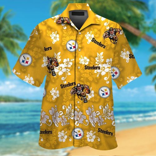 Pittsburgh Steelers Hawaiian Shirt Gift for Men Women #4