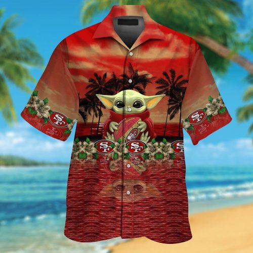 San Francisco 49ers & Baby Yoda Hawaiian Shirt