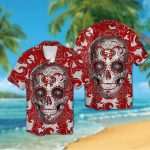 San Francisco 49ers Sugar Skull Hawaiian Shirt