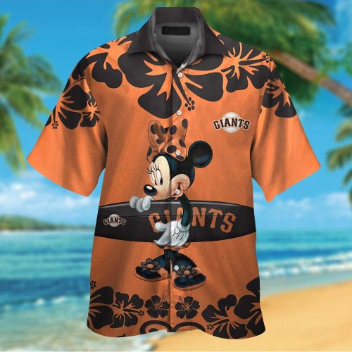 San Francisco Giants & Minnie Mouse Hawaiian Shirt: Fun & Stylish Collaboration!