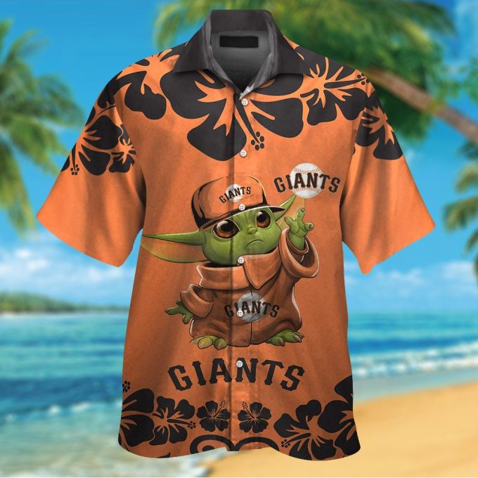 San Francisco Giants Baby Yoda Hawaiian Shirt #2: Official MLB Fan Gear