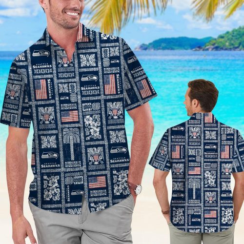 Seattle Seahawks Hawaiian Shirt
