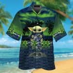 Seattle Seahawks & Baby Yoda Hawaiian Shirt