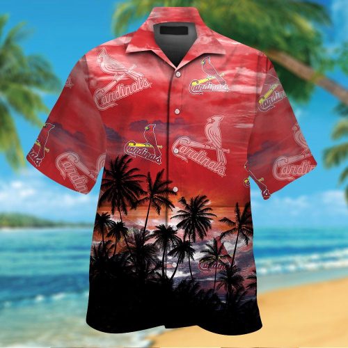 St Louis Cardinals Hawaiian Shirt #7 – Official MLB Merchandise