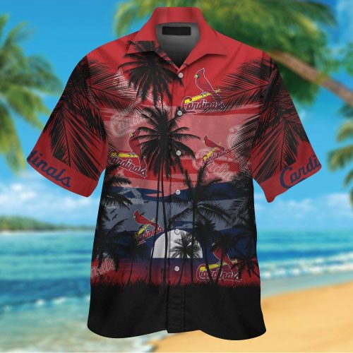 St Louis Cardinals Hawaiian Shirt #8 – Official MLB Merchandise