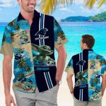Personalized Carolina Panthers & Baby Yoda Hawaiian Shirt