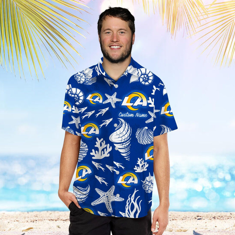 Personalized Los Angeles Rams Hawaiian Shirt Personalized Los Angeles Rams Hawaiian Shirt