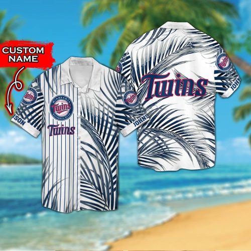 Custom Minnesota Twins Hawaiian Shirt - Personalized MLB Fan Gear