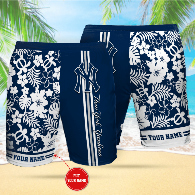 Custom New York Yankees Hawaiian Shirt – Personalized Baseball Apparel