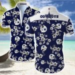Dallas Cowboys Hawaiian Shirt Summer Gift Tropical Flower Slim Fit Body