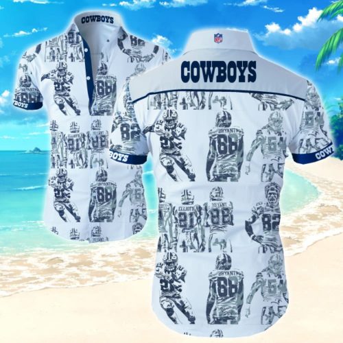 Dallas Cowboys Hawaiian Shirt Summer Gift Tropical Flower Slim Fit Body