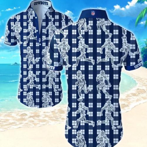 Dallas Cowboys Hawaiian Shirt Summer Gift Tropical Flower Slim Fit Body