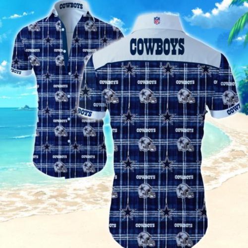 Dallas Cowboys Hawaiian Shirt Summer Gift Tropical Flower Slim Fit Body