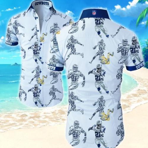 Dallas Cowboys Hawaiian Shirt Summer Gift Tropical Flower Slim Fit Body